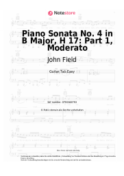 undefined John Field - Piano Sonata No. 4 in B Major, H 17: Part 1, Moderato