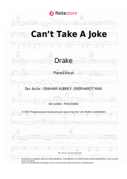 undefined Drake - Can’t Take A Joke