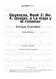 undefined Enrique Granados - Goyescas, Book 2: No. 4. Quejas, o La maja y el ruisenor