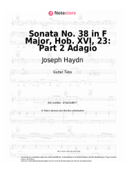 undefined Joseph Haydn - Sonata No. 38 in F Major, Hob. XVI, 23: Part 2 Adagio