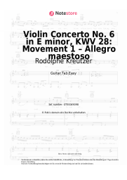 undefined Rodolphe Kreutzer - Violin Concerto No. 6 in E minor, KWV 28: Movement 1 – Allegro maestoso