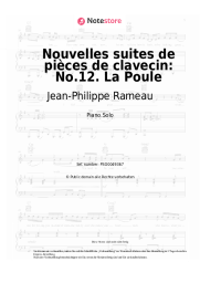 Noten, Akkorde Jean-Philippe Rameau - Nouvelles suites de pièces de clavecin: No.12. La Poule