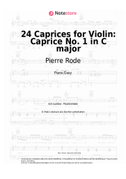 undefined Pierre Rode - 24 Caprices for Violin: Caprice No. 1 in C major
