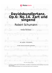 undefined Robert Schumann - Davidsbundlertanz, Op.6: No.14. Zart und singend