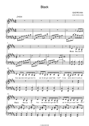 Noten, Akkorde Gazirovka - Black