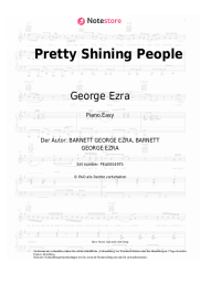 Noten, Akkorde George Ezra - Pretty Shining People