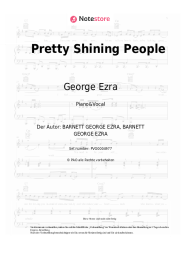 Noten, Akkorde George Ezra - Pretty Shining People