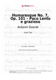 undefined Antonin Dvorak - Humoresque No. 7, Op. 101 – Poco Lento e grazioso