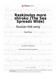 undefined Russian folk song - Raskinulos more shiroko (The Sea Spreads Wide)