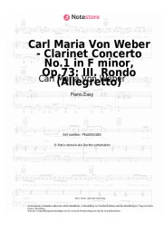 undefined Carl Maria Von Weber - Carl Maria Von Weber - Clarinet Concerto No.1 in F minor, Op.73: III. Rondo (Allegretto)