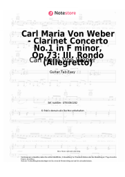 undefined Carl Maria Von Weber - Carl Maria Von Weber - Clarinet Concerto No.1 in F minor, Op.73: III. Rondo (Allegretto)