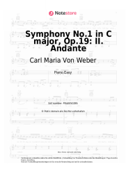 undefined Carl Maria Von Weber - Symphony No.1 in C major, Op.19: II. Andante