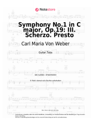 undefined Carl Maria Von Weber - Symphony No.1 in C major, Op.19: III. Scherzo. Presto