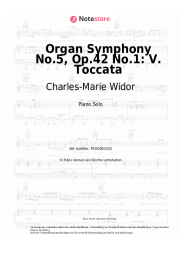 undefined Charles-Marie Widor - Organ Symphony No.5, Op.42 No.1: V. Toccata
