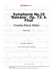 undefined Charles-Marie Widor - Symphonie No.10 'Romane', Op. 73: 4. Final