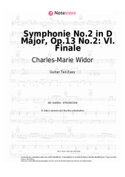 undefined Charles-Marie Widor - Symphonie No.2 in D Major, Op.13 No.2: VI. Finale