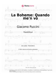 undefined Giacomo Puccini - La Boheme: Quando me'n vo