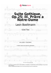 undefined Leon Boellmann - Suite Gothique, Op.25: III. Priere a Notre-Dame