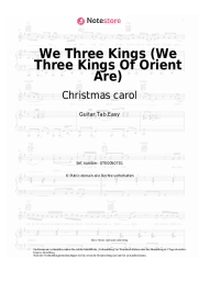 undefined Christmas carol - We Three Kings (We Three Kings Of Orient Are)