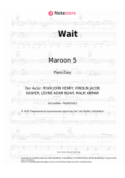 undefined Maroon 5 - Wait
