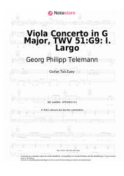 undefined Georg Philipp Telemann - Viola Concerto in G Major, TWV 51:G9: I. Largo