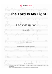 Noten, Akkorde Christian music - The Lord Is My Light