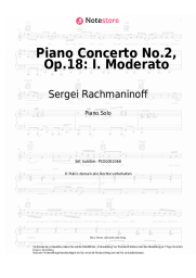 Noten, Akkorde Sergei Rachmaninoff - Piano Concerto No.2, Op.18: I. Moderato