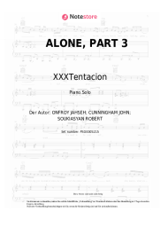 Noten, Akkorde XXXTentacion - ALONE, PART 3