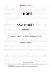 Noten, Akkorde XXXTentacion - HOPE
