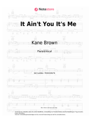 undefined Kane Brown - It Ain't You It's Me