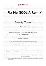 Noten, Akkorde Swanky Tunes, RAIGN - Fix Me (JOOLIA Remix)