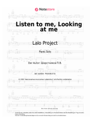 undefined Lalo Project - Listen to me, Looking at me