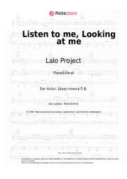 undefined Lalo Project - Listen to me, Looking at me