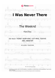 Noten, Akkorde The Weeknd, Gesaffelstein - I Was Never There