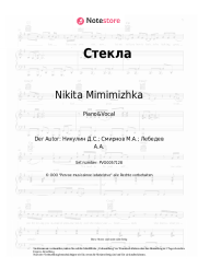 Noten, Akkorde Nikita Mimimizhka - Стекла