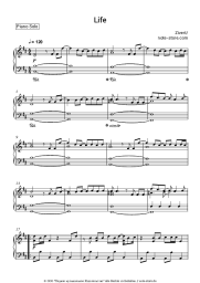 Noten, Akkorde Zivert - Life