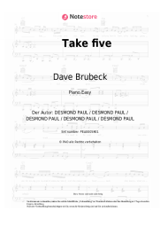 Noten, Akkorde Dave Brubeck - Take five