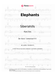 Noten, Akkorde Siberiahills, Natalia Simakova - Elephants