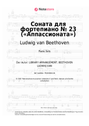 undefined Ludwig van Beethoven - Piano Sonata No. 23 in F minor, Op. 57