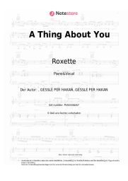 undefined Roxette - A Thing About You