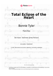 Noten, Akkorde Bonnie Tyler - Total Eclipse of the Heart