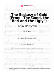 Noten, Akkorde Ennio Morricone - The Ecstasy of Gold (From The Good, the Bad and the Ugly)