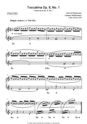 Noten, Akkorde Samuel Maykapar - Toccatina Op. 8, No. 1