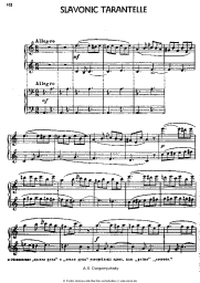 Noten, Akkorde Alexander Dargomyzhsky - Slavic tarantella