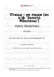 undefined Valery Obodzinsky - Птицы - не люди (из к/ф 'Золото Маккены')