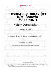 undefined Valery Obodzinsky - Птицы - не люди (из к/ф 'Золото Маккены')