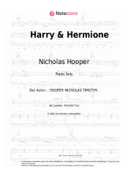 Noten, Akkorde Nicholas Hooper - Harry & Hermione