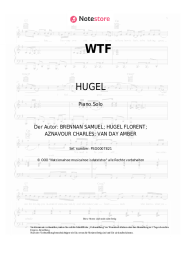 Noten, Akkorde HUGEL, Amber Van Day - WTF