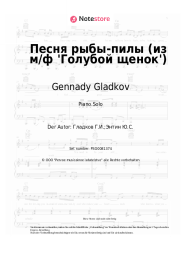 undefined Gennady Gladkov - Песня рыбы-пилы (из м/ф 'Голубой щенок')