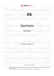 Noten, Akkorde Gazirovka - XS